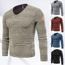 Laden Sie das Bild in den Galerie-Viewer, Modischer Hohler Langärmeliger Strickpullover