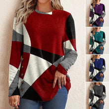 Laden Sie das Bild in den Galerie-Viewer, Kontrastierendes Geometrisches T-Shirt