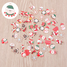 Laden Sie das Bild in den Galerie-Viewer, Weihnachten Schneemann und Schneeflocke Anhänger