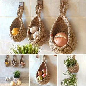Hängende Wand-Gemüse-Obst-Körbe (18* 17cm)