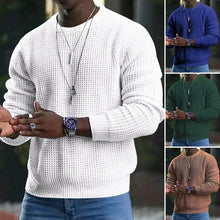 Laden Sie das Bild in den Galerie-Viewer, Langärmliger Pullover mit Rundhalsausschnitt