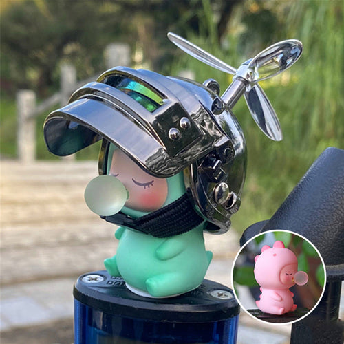 Niedliche Karikaturdinosaurier-Autodekoration