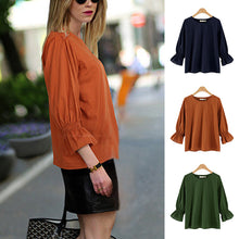 Laden Sie das Bild in den Galerie-Viewer, Lockeres Chiffon-Shirt