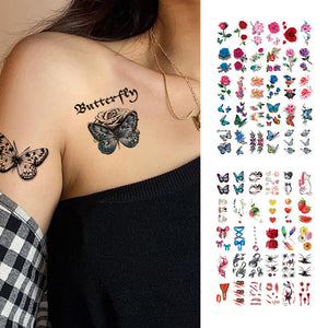 3D-Stereo-Tattoo-Aufkleber