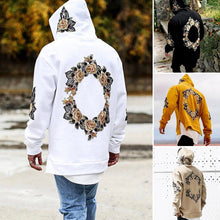 Laden Sie das Bild in den Galerie-Viewer, Sweatshirt mit Blumendruck für Herren