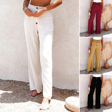 Laden Sie das Bild in den Galerie-Viewer, Freizeithose mit hoher Taille