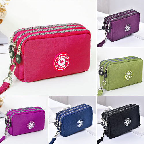 Lässige wasserdichte Handtasche mit Handgelenkschlaufe