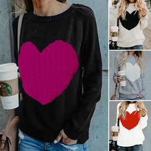 Laden Sie das Bild in den Galerie-Viewer, Stilvoller Warmer Herzpullover