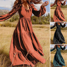 Laden Sie das Bild in den Galerie-Viewer, Damen Sommer Großes Rockkleid