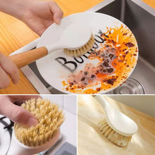 Laden Sie das Bild in den Galerie-Viewer, Pfannenbürste mit Holzgriff