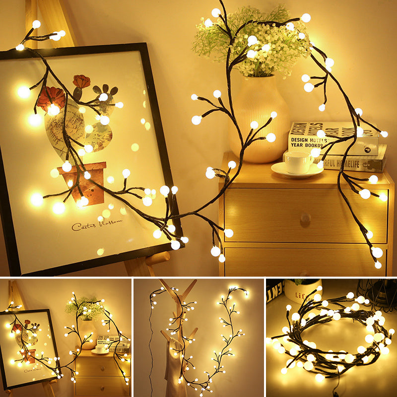 Verzaubertes Weidenrebenlicht