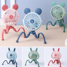 Laden Sie das Bild in den Galerie-Viewer, Tragbarer Wiederaufladbarer Ventilator für Babys