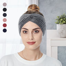 Laden Sie das Bild in den Galerie-Viewer, Elastisches Sportliches Strickstirnband