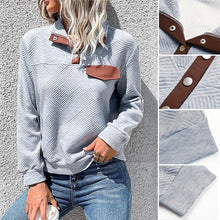 Laden Sie das Bild in den Galerie-Viewer, Sweatshirt mit Stehkragen