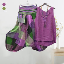 Laden Sie das Bild in den Galerie-Viewer, Lässige ärmellose Damenbekleidung im ethnischen Stil
