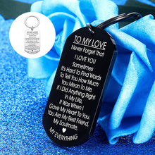 Laden Sie das Bild in den Galerie-Viewer, ZU MEINER LIEBE - Motivierender Schlüsselanhänger