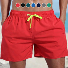 Laden Sie das Bild in den Galerie-Viewer, Einfarbige Wasserdichte Strandshorts für Herren