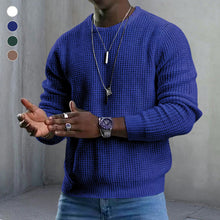Laden Sie das Bild in den Galerie-Viewer, Langärmliger Pullover mit Rundhalsausschnitt