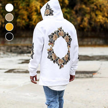 Laden Sie das Bild in den Galerie-Viewer, Sweatshirt mit Blumendruck für Herren