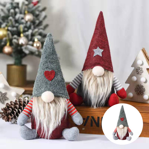 Weihnachten Gesichtslose Ältere Puppe