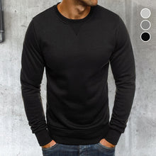 Laden Sie das Bild in den Galerie-Viewer, Lässiger Lockerer Einfarbiger Langarm-Pullover für Herren