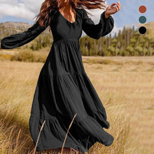 Laden Sie das Bild in den Galerie-Viewer, Damen Sommer Großes Rockkleid