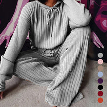 Laden Sie das Bild in den Galerie-Viewer, Lässig gestricktes 2-teiliges Set für Damen