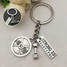 Laden Sie das Bild in den Galerie-Viewer, Hantel Schlüsselanhänger