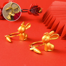 Laden Sie das Bild in den Galerie-Viewer, Karotte Kaninchen Schlüsselanhänger