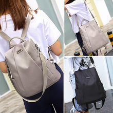 Laden Sie das Bild in den Galerie-Viewer, Wasserdichter Rucksack mit Diebstahlschutz für Damen