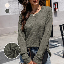 Laden Sie das Bild in den Galerie-Viewer, Sexy Einfarbiger Strickpullover