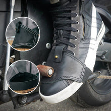 Laden Sie das Bild in den Galerie-Viewer, Toller Motorrad-Schuhschutz – Motorrad-Schalthebel-Kofferraumschutz aus Leder