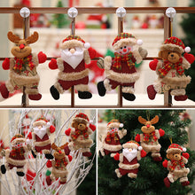 Laden Sie das Bild in den Galerie-Viewer, Baumanhänger Weihnachtsanhänger, Weihnachtsmann, Weihnachtsbär