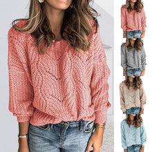 Laden Sie das Bild in den Galerie-Viewer, Weicher Pullover mit Rundhalsausschnitt