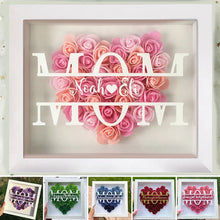 Laden Sie das Bild in den Galerie-Viewer, Muttertagsgeschenk Farbverlauf Blumenrahmen