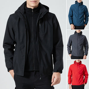 Regenjacke Mäntel mit Abnehmbare Kapuze