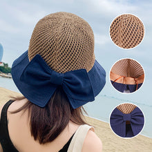 Laden Sie das Bild in den Galerie-Viewer, Sommer gewebter Sonnenschutzhut