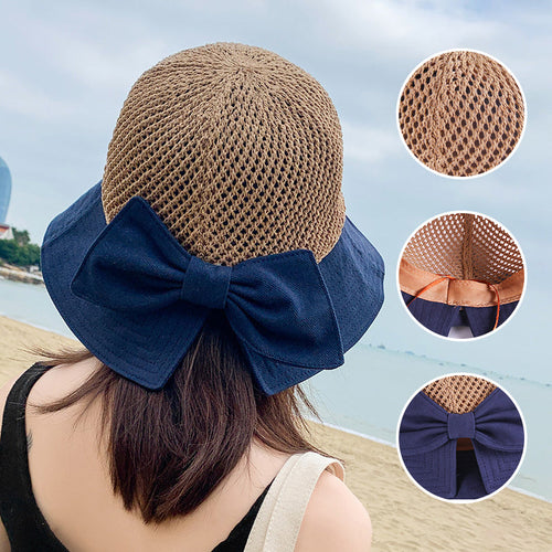 Sommer gewebter Sonnenschutzhut