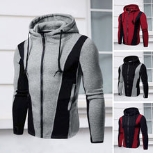 Laden Sie das Bild in den Galerie-Viewer, Lässige Fleece-Kapuzenjacke