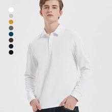 Laden Sie das Bild in den Galerie-Viewer, Langärmeliges Poloshirt für Herren