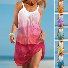 Laden Sie das Bild in den Galerie-Viewer, Sexy Kleid mit Tintenverlauf