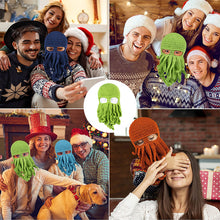 Laden Sie das Bild in den Galerie-Viewer, Handgemachte Oktopus-Wollmütze