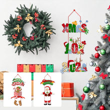 Laden Sie das Bild in den Galerie-Viewer, Weihnachtsfeier-Dekoration zum Aufhängen an der Tür