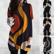 Laden Sie das Bild in den Galerie-Viewer, Pullover mit kontrastierendem geometrischem Muster