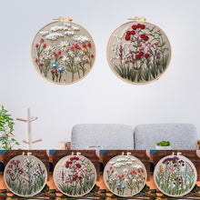 Laden Sie das Bild in den Galerie-Viewer, Stickrahmen-Blumen-Kit für Anfänger