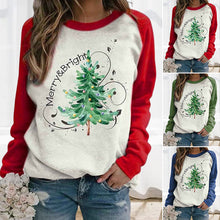Laden Sie das Bild in den Galerie-Viewer, Lässiges Weihnachtsbaum-Sweatshirt
