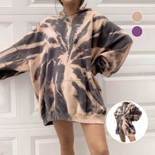 Laden Sie das Bild in den Galerie-Viewer, Lockeres Sweatshirt mit Kapuze für Damen