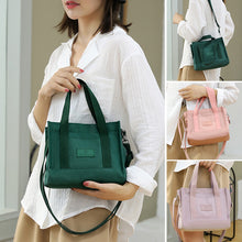 Laden Sie das Bild in den Galerie-Viewer, Einfarbige Mehrschichtige Umhängetasche für Pendler