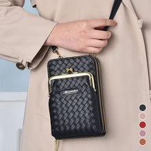 Laden Sie das Bild in den Galerie-Viewer, Einfache Mini-Umhängetasche mit doppeltem Reißverschluss