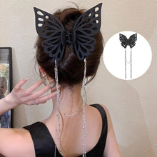 Laden Sie das Bild in den Galerie-Viewer, Schmetterling Ausschnitt Quaste große Haarspange